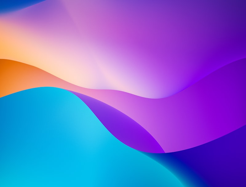 Abstract colorful audio wave visualization